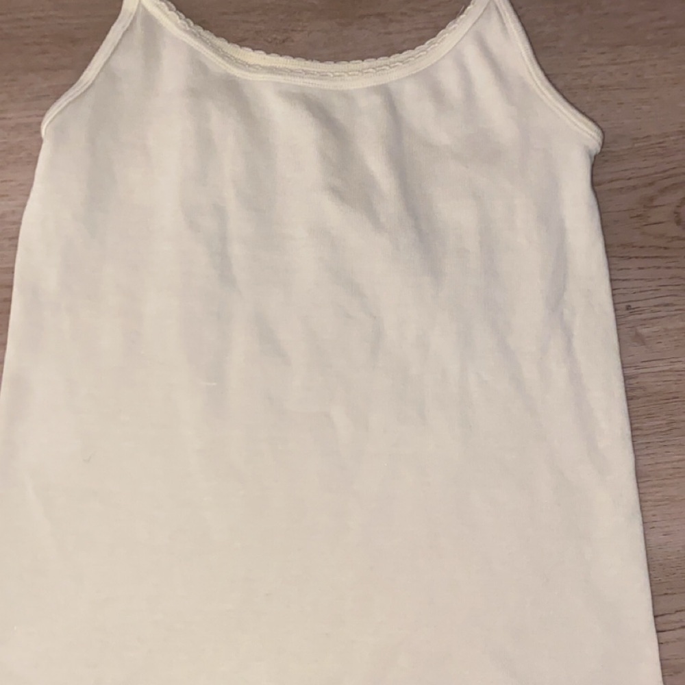Cream Tank Top